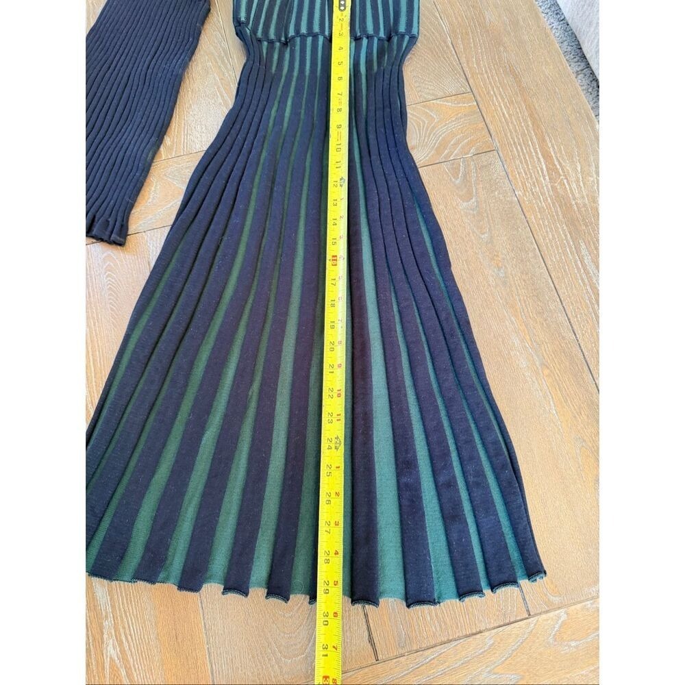 Kenzo Pleated Tank Top‎ and Skirt SET in Green Size XS - Picture 11 of 12